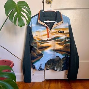 RARE Columbia Helvetia Cropped Fleece